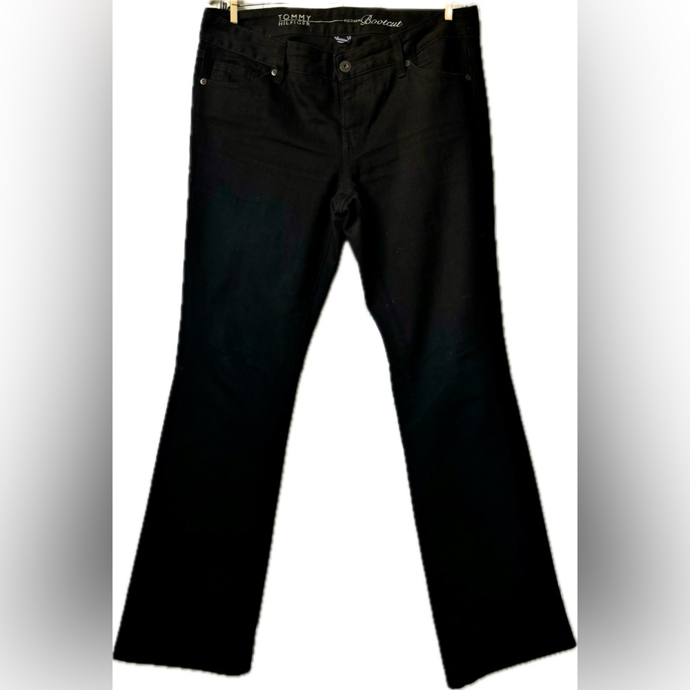 Tommy Hilfiger Black Modern Bootcut Jeans